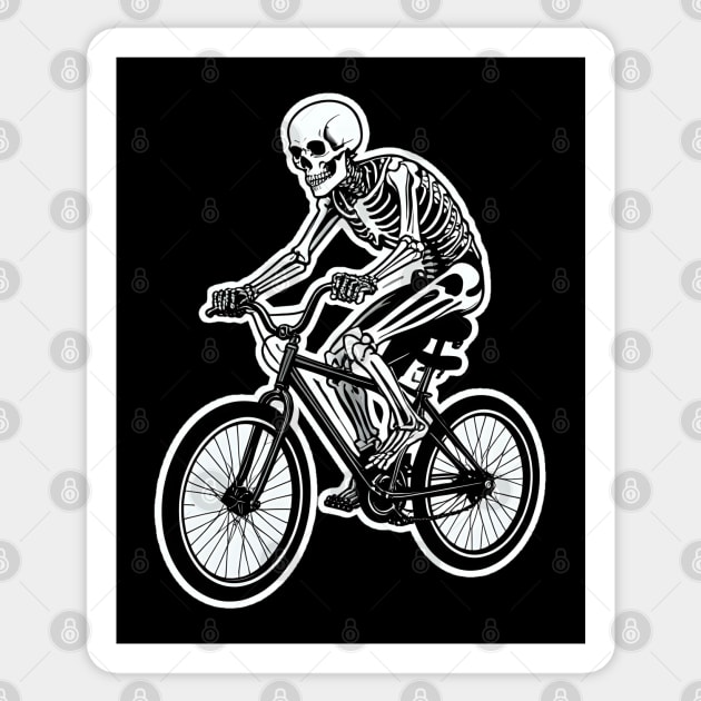 Bicycle Addict Sticker by L'Appel du Vide Designs by Danielle Canonico